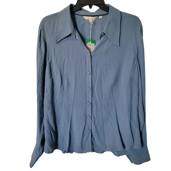 NWT Boden‎ Fitted Workwear Shirt Captains Blue 10R - Picture 3 of 14
